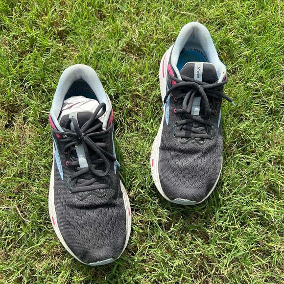 Brooks Ghost Max Ebony Open Air Lilac women’s running sneakers Sz-12.  T - Picture 10 of 16